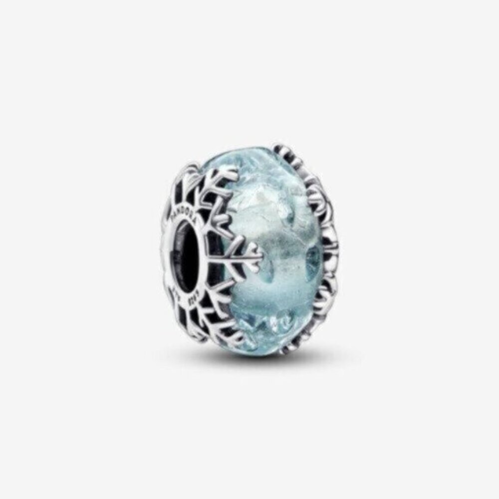 Pandora Blue and Silver Charm Bracelet